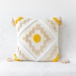 New Bohemian Geometric Tufted Pillowcase