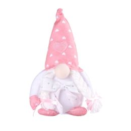 Gnomes With LED Light Decorations Plush Spring