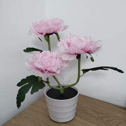 Simulated Peony Pot Planting Lamp