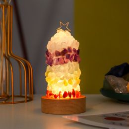 Natural Crystal Gravel Small Night Lamp