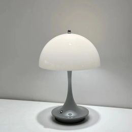 Nordic Retro Bedroom Bedside Lamp Rechargeable Decorative Study Table Lamp