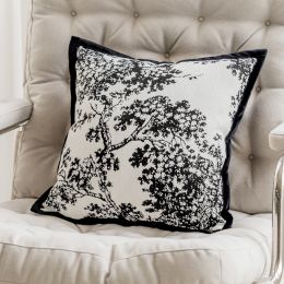 French Classic Style Light Luxury Black And White Sofa Pillow Cases