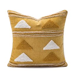 Home Cushion American Geometric Tufted Loop Pillow Sofa Living Room And Bedside Throw Pillowcase Waist Pillow